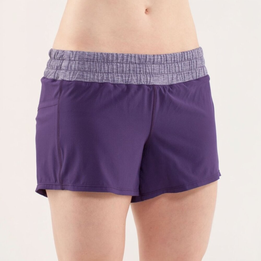 Lululemon Run: Tracker Short Ii In Concord Grape … - image 1